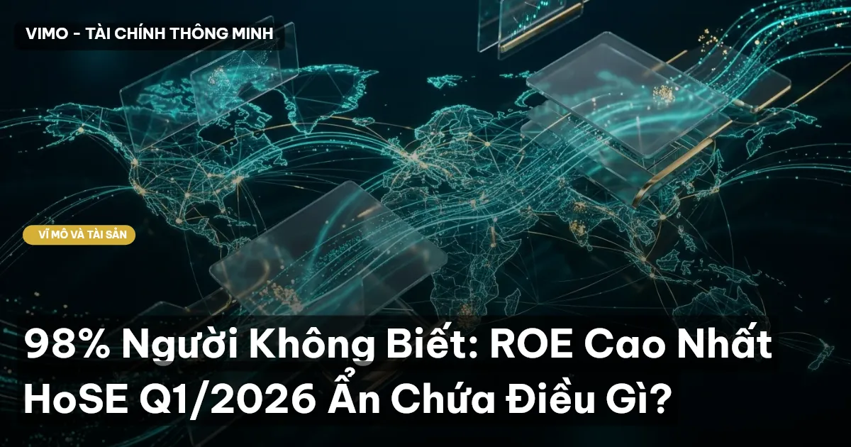 98% Người Không Biết: ROE Cao Nhất HoSE Q1/2026 Ẩn Chứa Điều Gì?