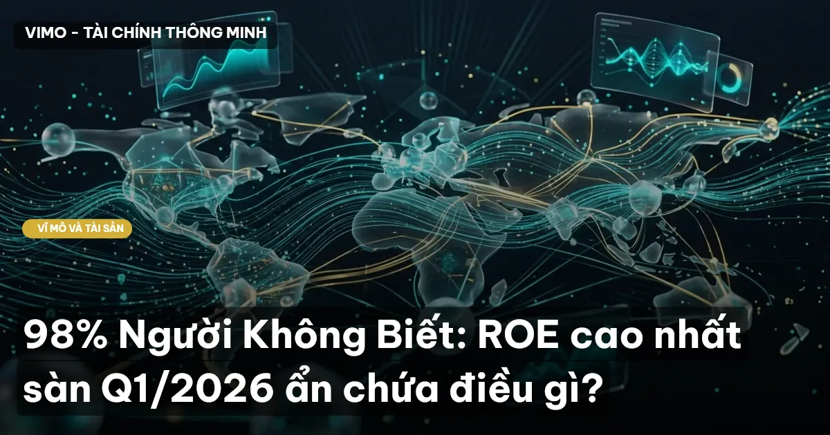 98% Người Không Biết: ROE cao nhất sàn Q1/2026 ẩn chứa điều gì?