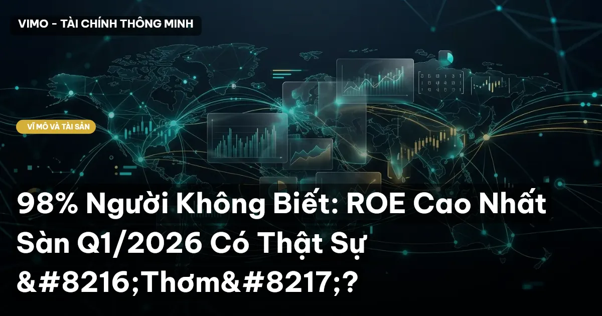 98% Người Không Biết: ROE Cao Nhất Sàn Q1/2026 Có Thật Sự ‘Thơm’?