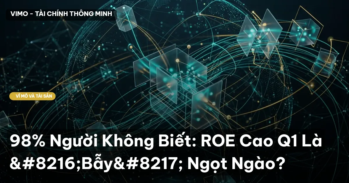 98% Người Không Biết: ROE Cao Q1 Là ‘Bẫy’ Ngọt Ngào?