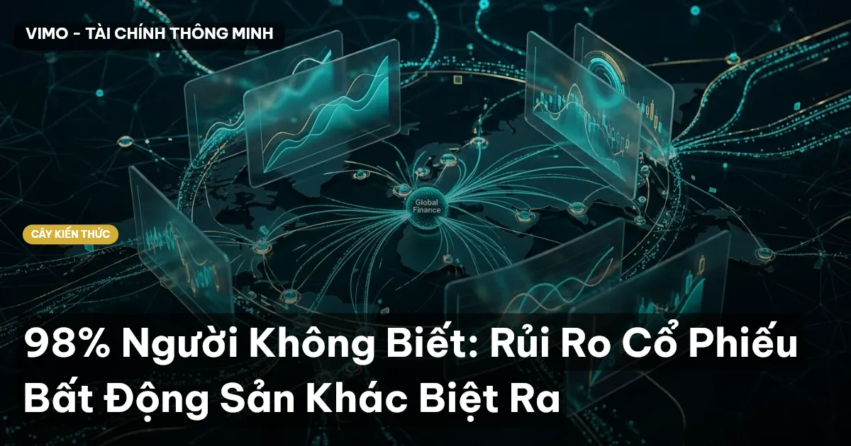 98% Người Không Biết: Rủi Ro Cổ Phiếu Bất Động Sản Khác Biệt Ra