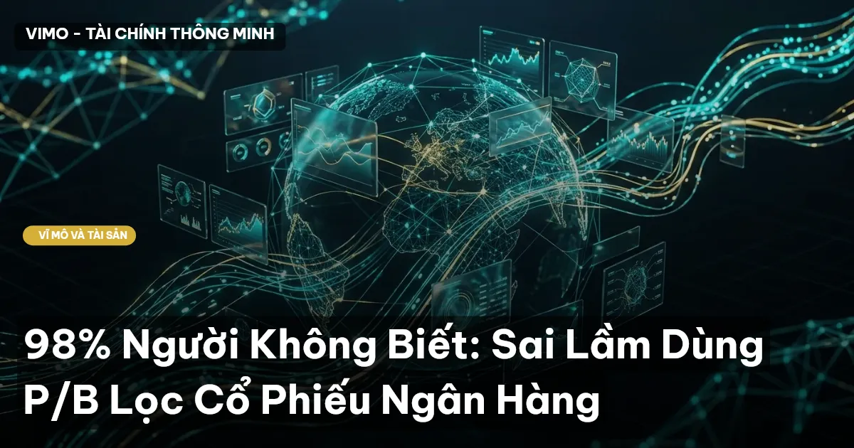 98% Người Không Biết: Sai Lầm Dùng P/B Lọc Cổ Phiếu Ngân Hàng