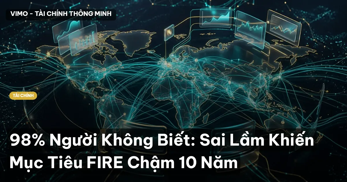 98% Người Không Biết: Sai Lầm Khiến Mục Tiêu FIRE Chậm 10 Năm