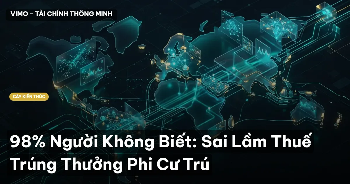 98% Người Không Biết: Sai Lầm Thuế Trúng Thưởng Phi Cư Trú