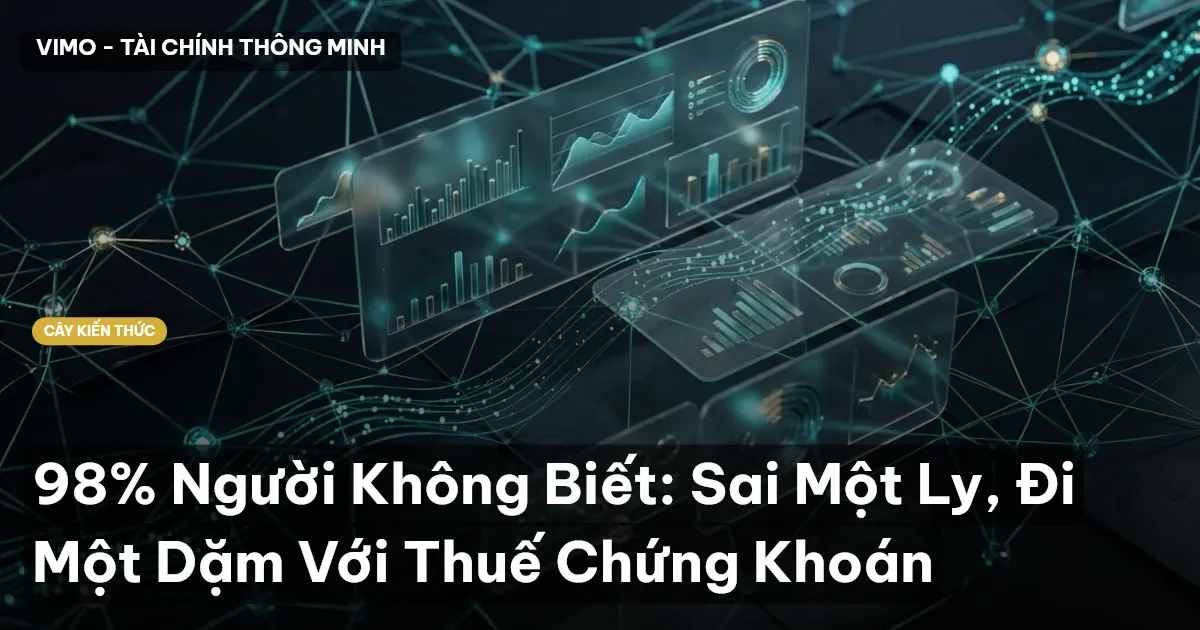 98% Người Không Biết: Sai Một Ly, Đi Một Dặm Với Thuế Chứng Khoán