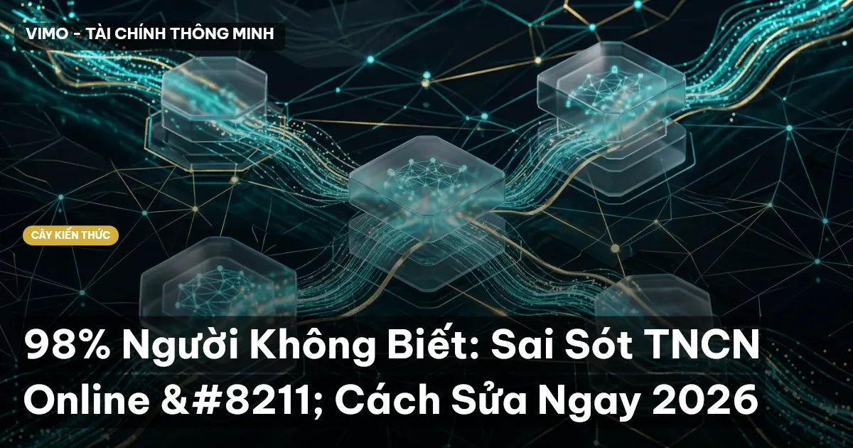 98% Người Không Biết: Sai Sót TNCN Online – Cách Sửa Ngay 2026