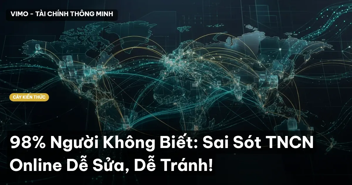98% Người Không Biết: Sai Sót TNCN Online Dễ Sửa, Dễ Tránh!