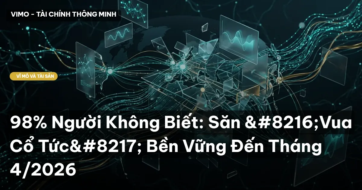 98% Người Không Biết: Săn ‘Vua Cổ Tức’ Bền Vững Đến Tháng 4/2026