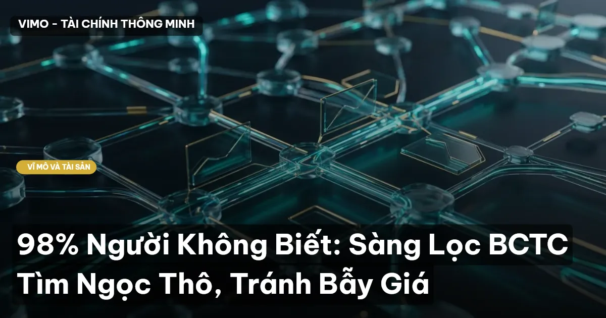 98% Người Không Biết: Sàng Lọc BCTC Tìm Ngọc Thô, Tránh Bẫy Giá