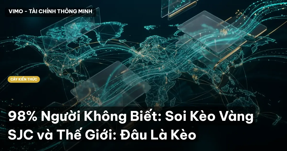 98% Người Không Biết: Soi Kèo Vàng SJC và Thế Giới: Đâu Là Kèo