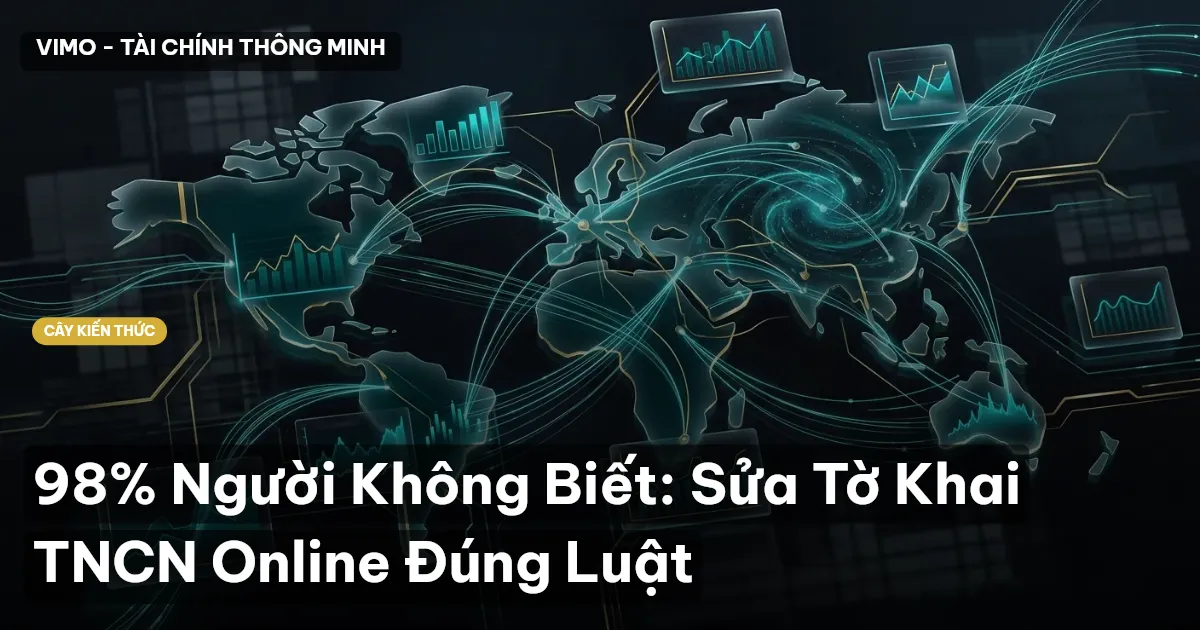 98% Người Không Biết: Sửa Tờ Khai TNCN Online Đúng Luật