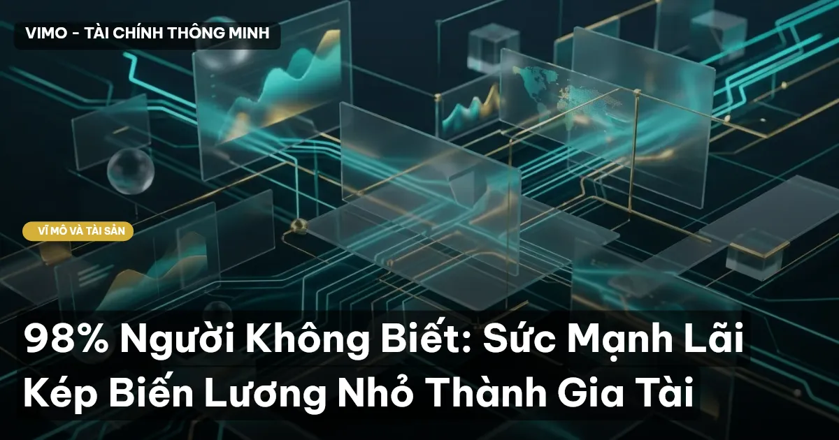 98% Người Không Biết: Sức Mạnh Lãi Kép Biến Lương Nhỏ Thành Gia Tài