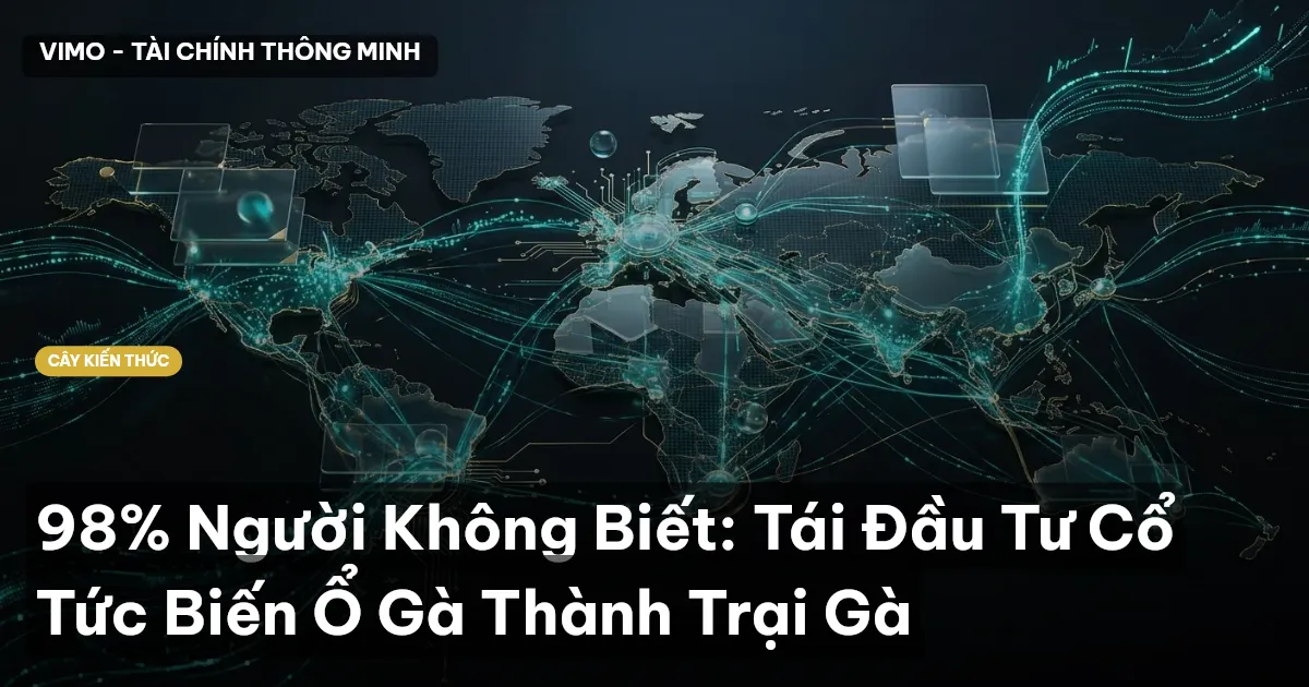 98% Người Không Biết: Tái Đầu Tư Cổ Tức Biến Ổ Gà Thành Trại Gà