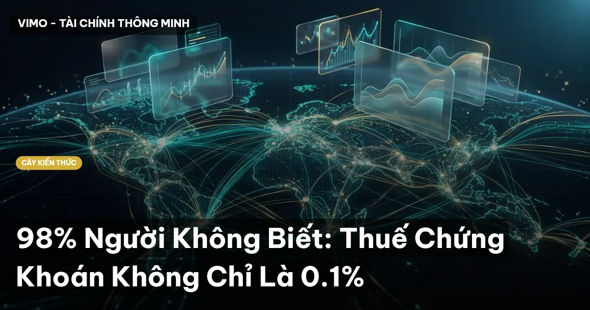 98% Người Không Biết: Thuế Chứng Khoán Không Chỉ Là 0.1%