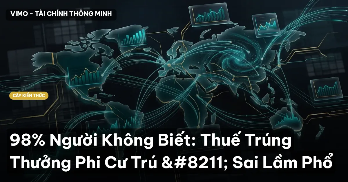 98% Người Không Biết: Thuế Trúng Thưởng Phi Cư Trú – Sai Lầm Phổ