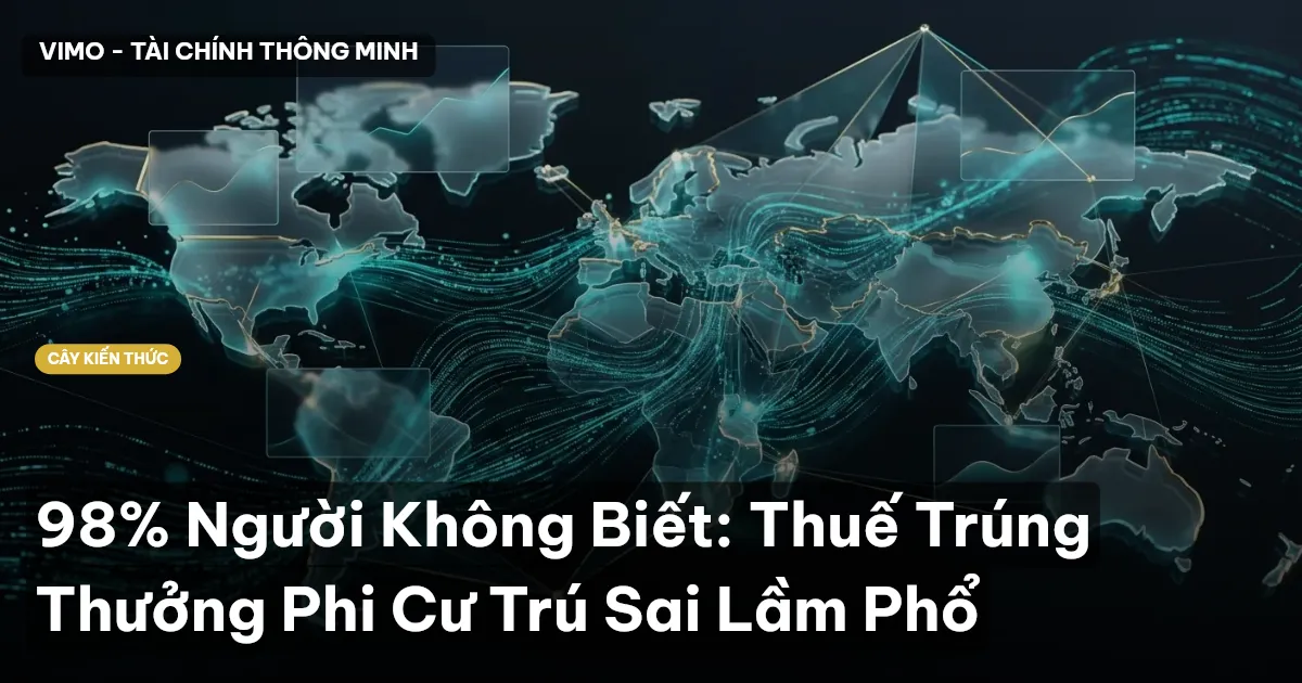 98% Người Không Biết: Thuế Trúng Thưởng Phi Cư Trú Sai Lầm Phổ