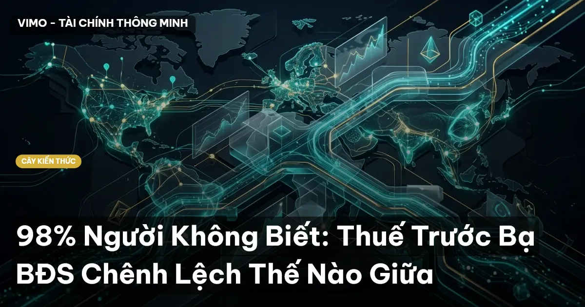 98% Người Không Biết: Thuế Trước Bạ BĐS Chênh Lệch Thế Nào Giữa