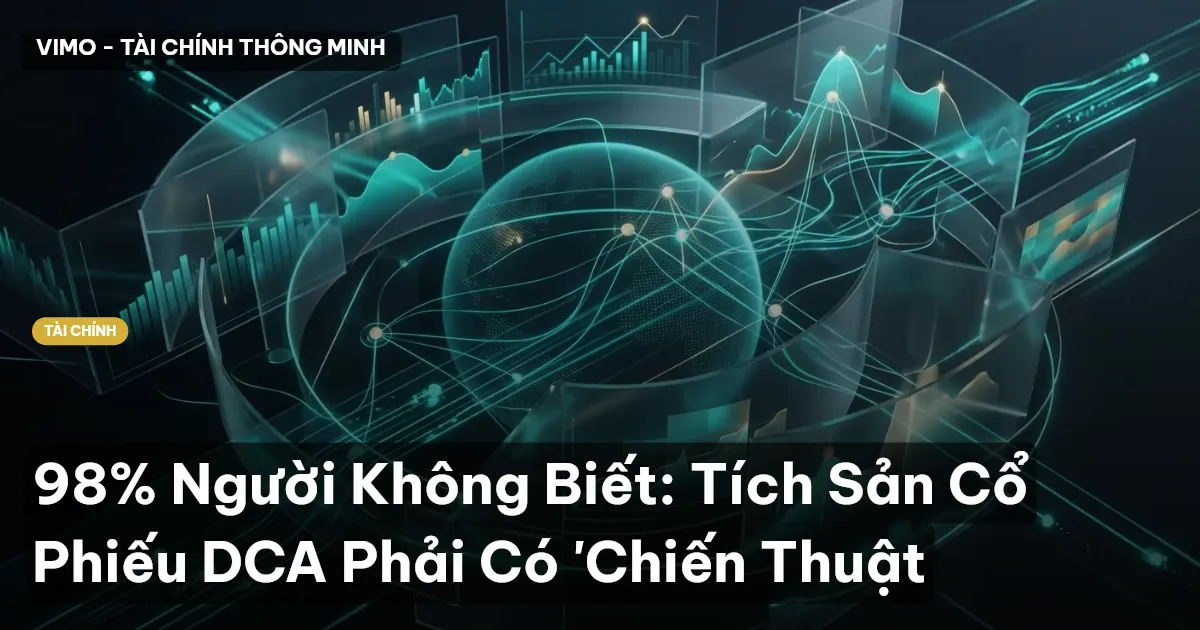 98% Người Không Biết: Tích Sản Cổ Phiếu DCA Phải Có 'Chiến Thuật