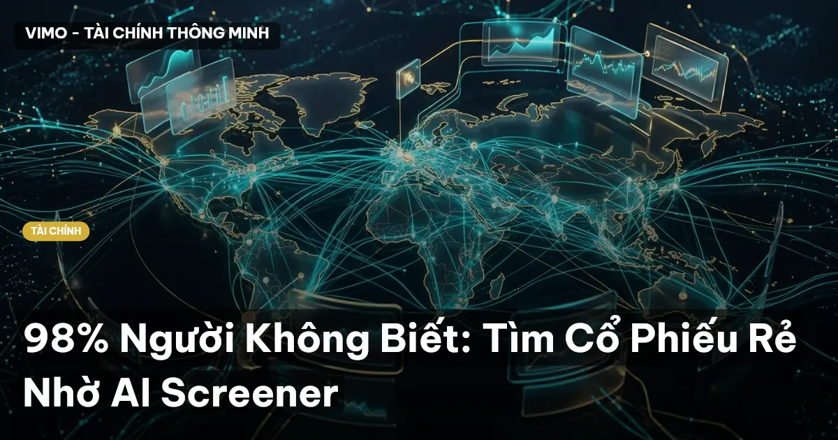 98% Người Không Biết: Tìm Cổ Phiếu Rẻ Nhờ AI Screener