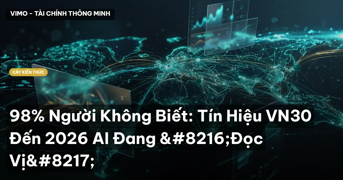 98% Người Không Biết: Tín Hiệu VN30 Đến 2026 AI Đang ‘Đọc Vị’