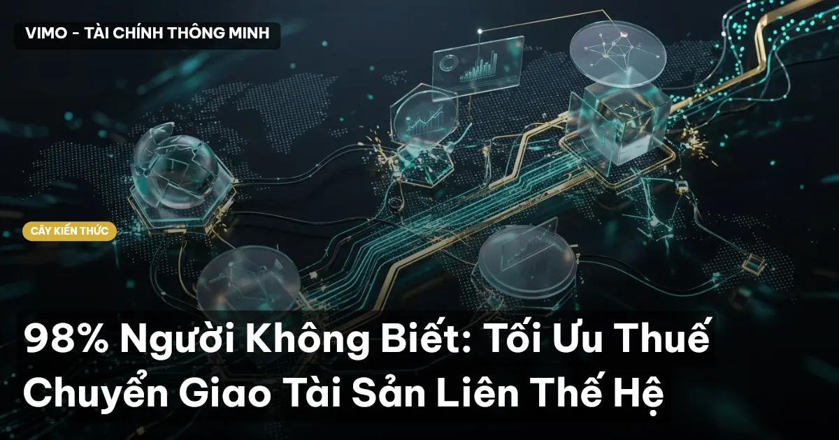 98% Người Không Biết: Tối Ưu Thuế Chuyển Giao Tài Sản Liên Thế Hệ