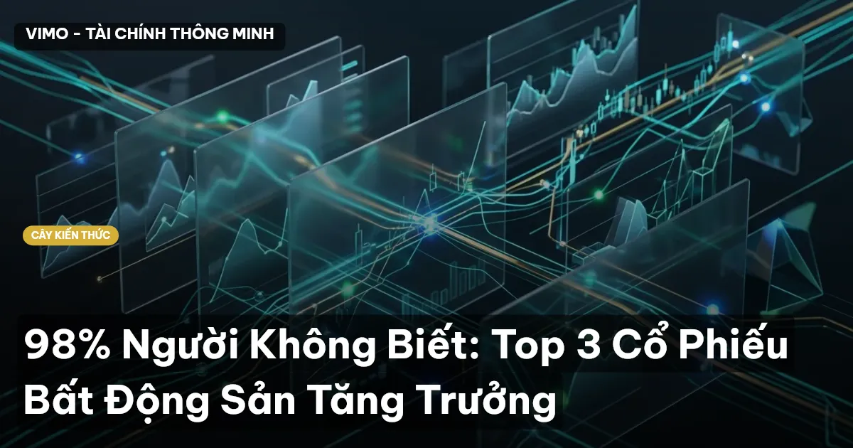 98% Người Không Biết: Top 3 Cổ Phiếu Bất Động Sản Tăng Trưởng
