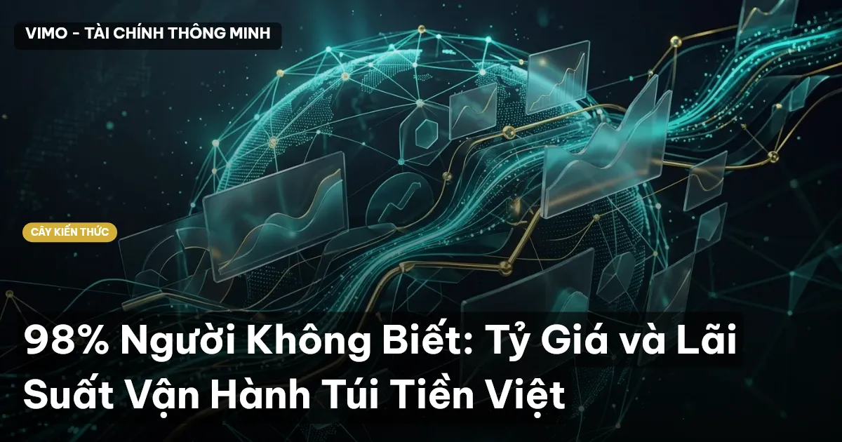 98% Người Không Biết: Tỷ Giá và Lãi Suất Vận Hành Túi Tiền Việt