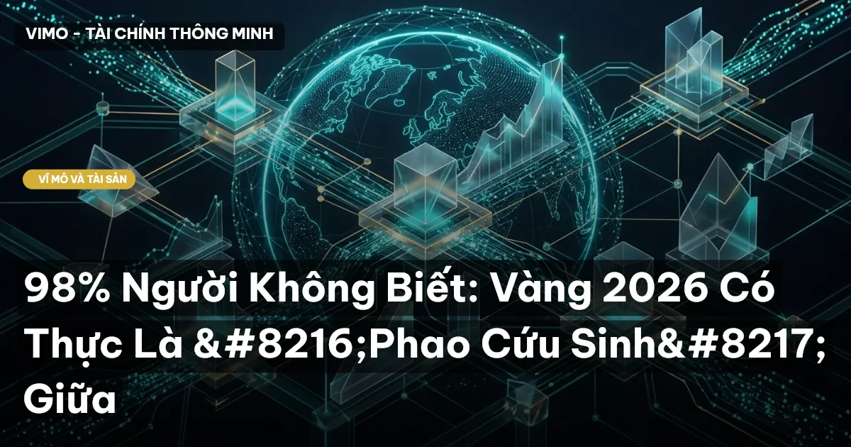 98% Người Không Biết: Vàng 2026 Có Thực Là 'Phao Cứu Sinh' Giữa