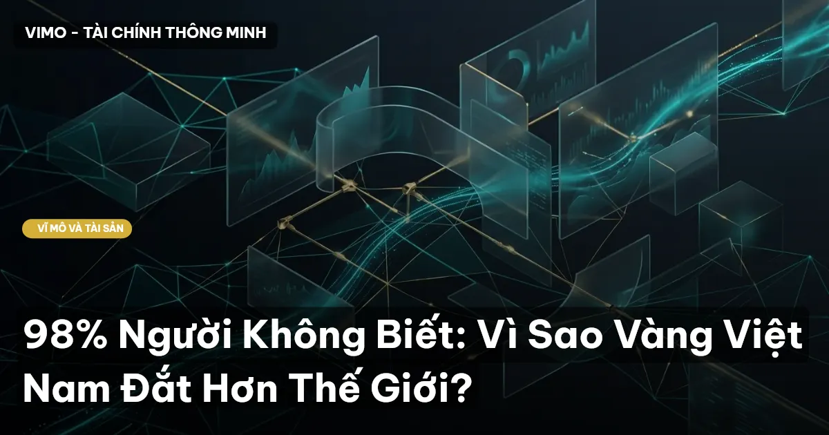 98% Người Không Biết: Vì Sao Vàng Việt Nam Đắt Hơn Thế Giới?