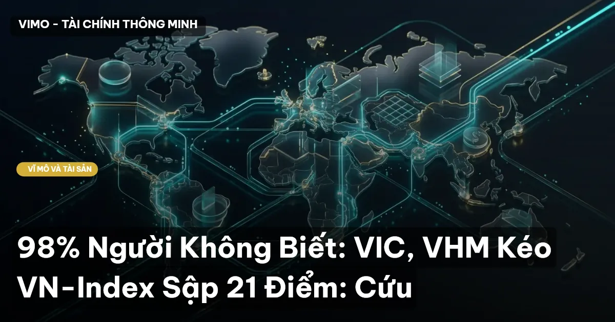 98% Người Không Biết: VIC, VHM Kéo VN-Index Sập 21 Điểm: Cứu