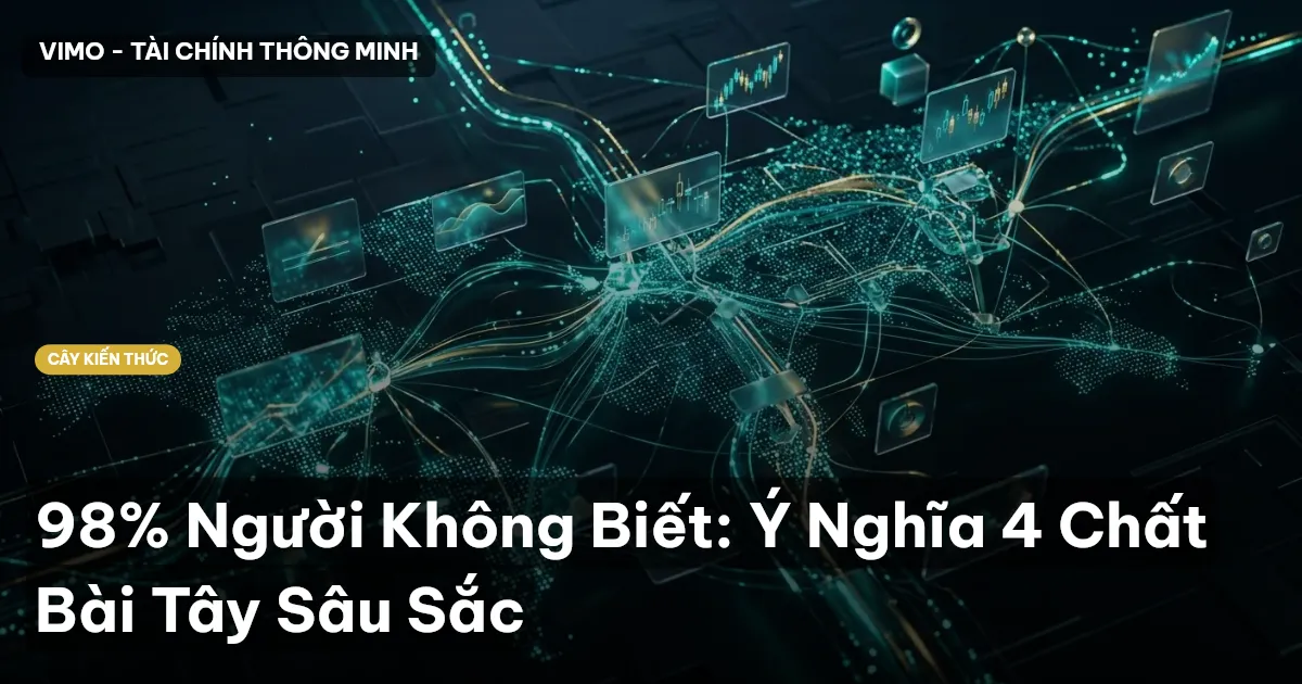 98% Người Không Biết: Ý Nghĩa 4 Chất Bài Tây Sâu Sắc