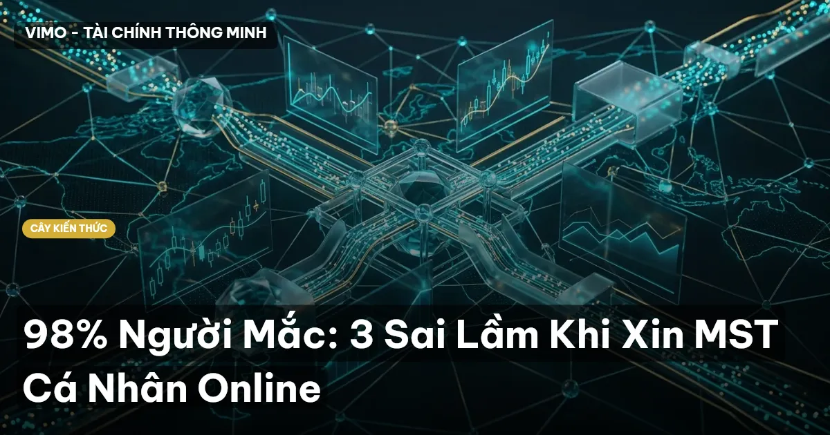 98% Người Mắc: 3 Sai Lầm Khi Xin MST Cá Nhân Online