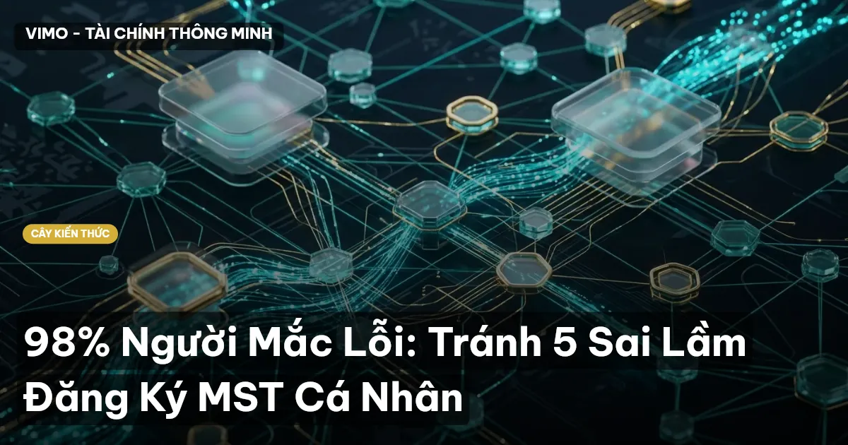 98% Người Mắc Lỗi: Tránh 5 Sai Lầm Đăng Ký MST Cá Nhân
