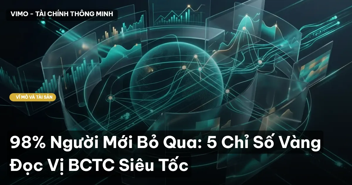 98% Người Mới Bỏ Qua: 5 Chỉ Số Vàng Đọc Vị BCTC Siêu Tốc