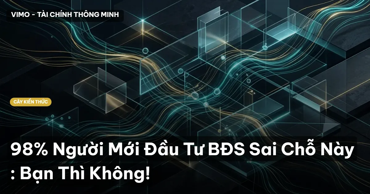 98% Người Mới Đầu Tư BĐS Sai Chỗ Này : Bạn Thì Không!