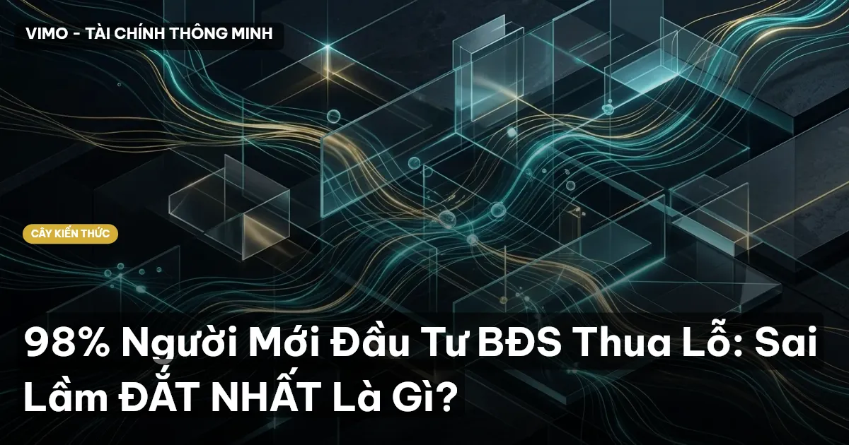 98% Người Mới Đầu Tư BĐS Thua Lỗ: Sai Lầm ĐẮT NHẤT Là Gì?