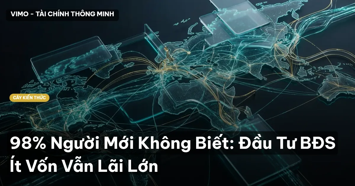 98% Người Mới Không Biết: Đầu Tư BĐS Ít Vốn Vẫn Lãi Lớn