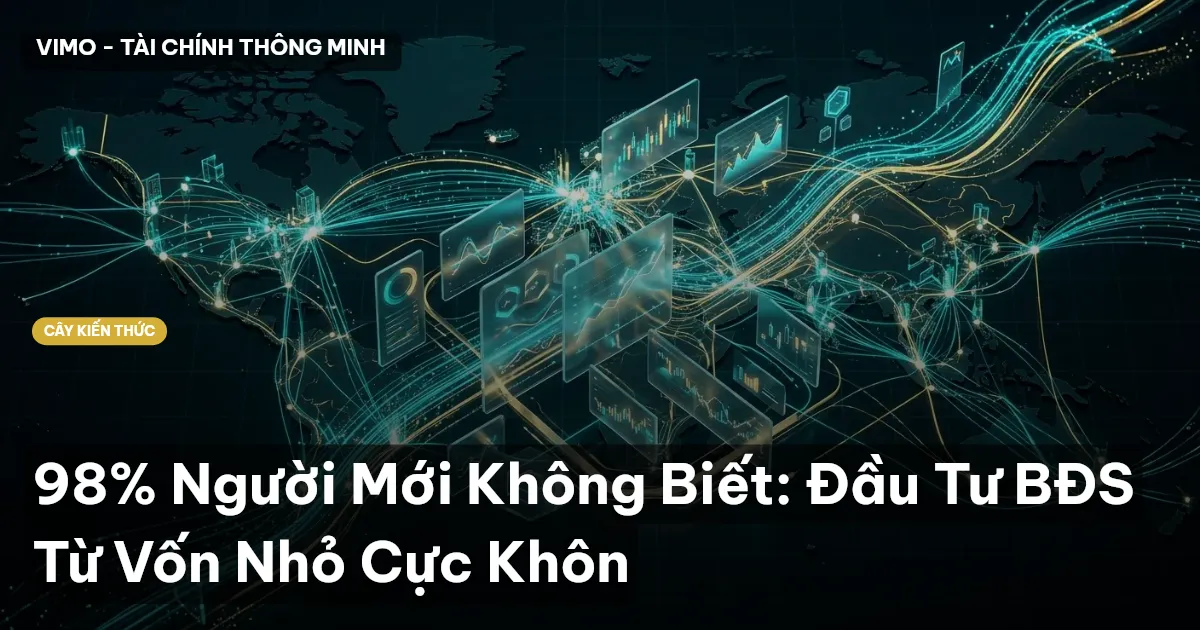 98% Người Mới Không Biết: Đầu Tư BĐS Từ Vốn Nhỏ Cực Khôn