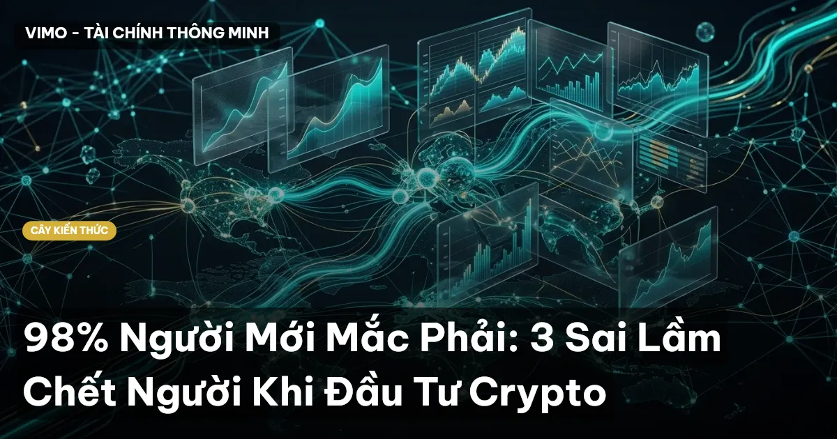 98% Người Mới Mắc Phải: 3 Sai Lầm Chết Người Khi Đầu Tư Crypto