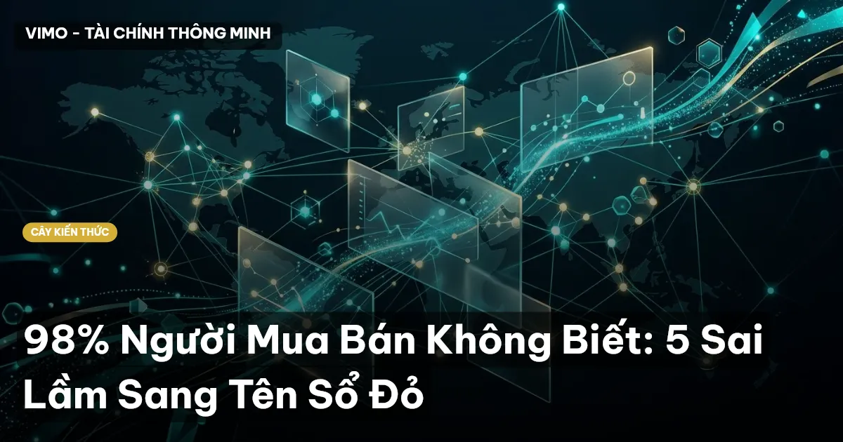 98% Người Mua Bán Không Biết: 5 Sai Lầm Sang Tên Sổ Đỏ