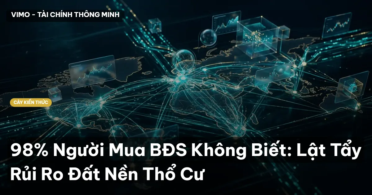 98% Người Mua BĐS Không Biết: Lật Tẩy Rủi Ro Đất Nền Thổ Cư