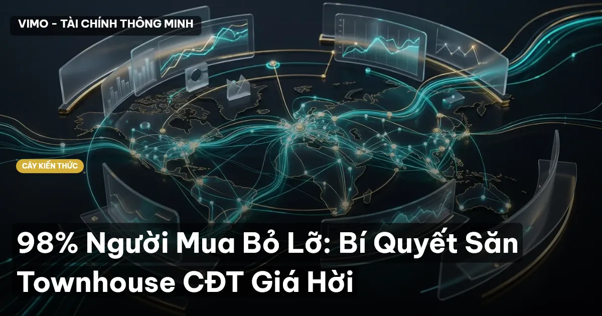 98% Người Mua Bỏ Lỡ: Bí Quyết Săn Townhouse CĐT Giá Hời