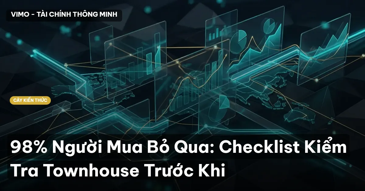 98% Người Mua Bỏ Qua: Checklist Kiểm Tra Townhouse Trước Khi