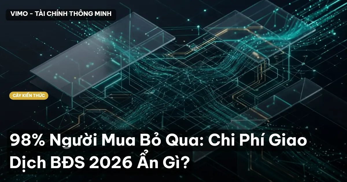 98% Người Mua Bỏ Qua: Chi Phí Giao Dịch BĐS 2026 Ẩn Gì?
