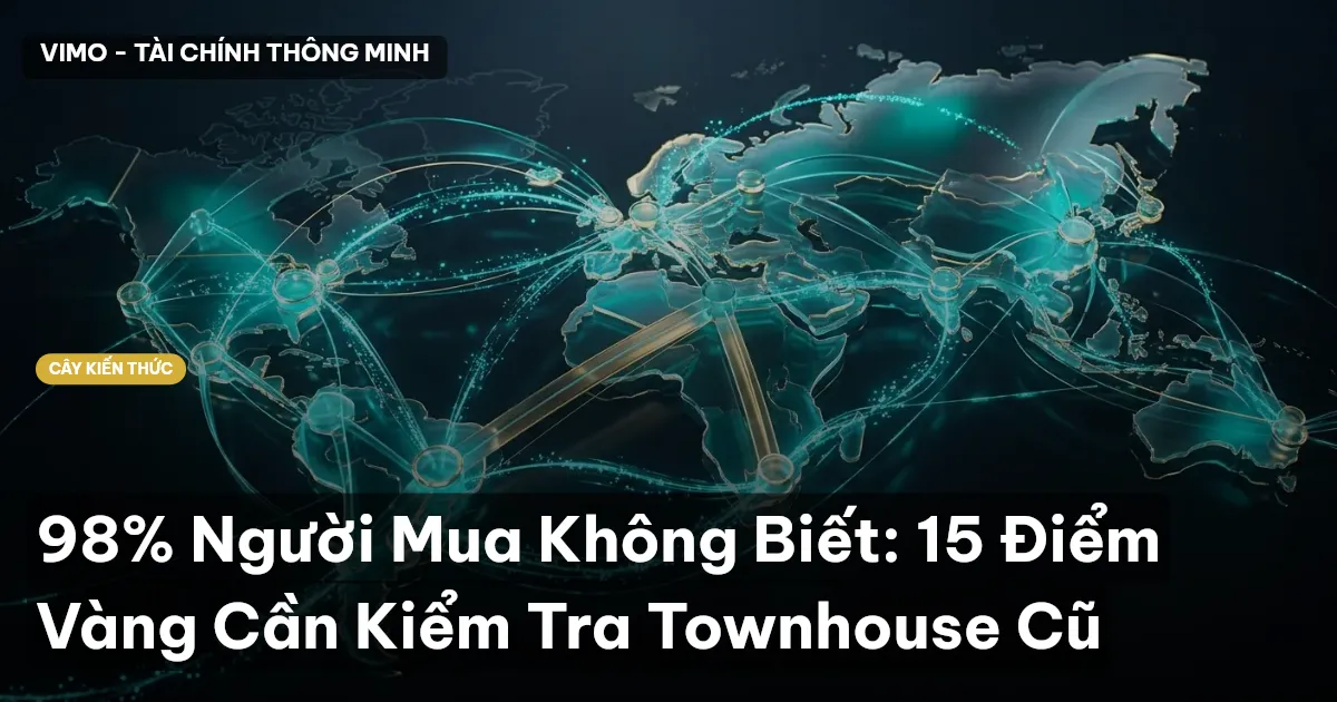 98% Người Mua Không Biết: 15 Điểm Vàng Cần Kiểm Tra Townhouse Cũ