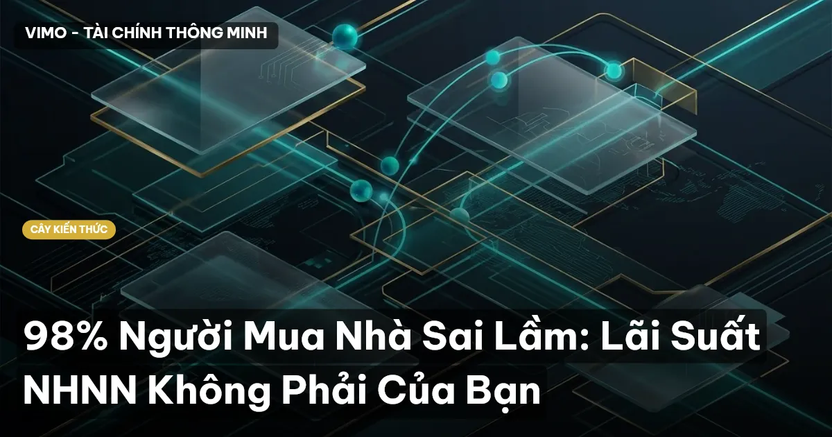 98% Người Mua Nhà Sai Lầm: Lãi Suất NHNN Không Phải Của Bạn