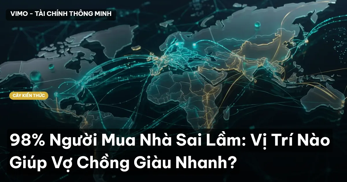 98% Người Mua Nhà Sai Lầm: Vị Trí Nào Giúp Vợ Chồng Giàu Nhanh?