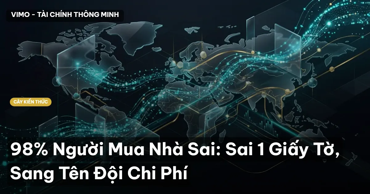 98% Người Mua Nhà Sai: Sai 1 Giấy Tờ, Sang Tên Đội Chi Phí