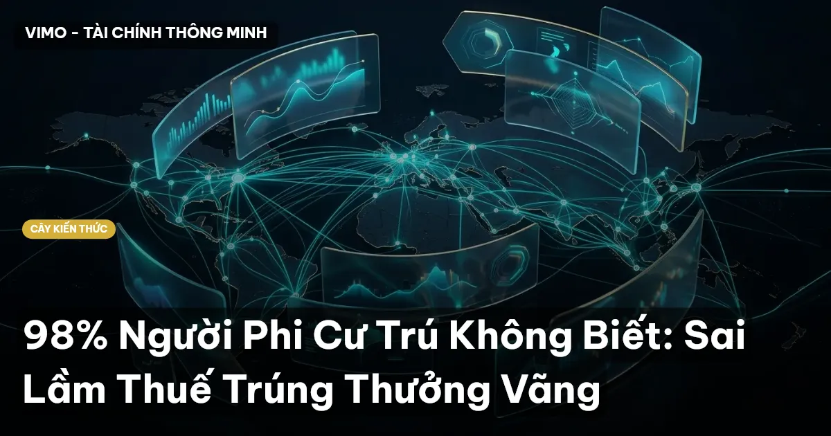 98% Người Phi Cư Trú Không Biết: Sai Lầm Thuế Trúng Thưởng Vãng
