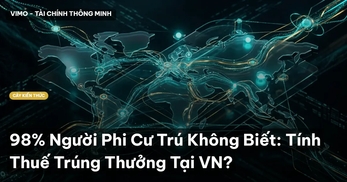 98% Người Phi Cư Trú Không Biết: Tính Thuế Trúng Thưởng Tại VN?